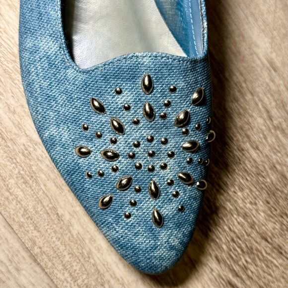 Jubilee vintage denim flats mark size 7, but fit a size 6 - Picture 3 of 4